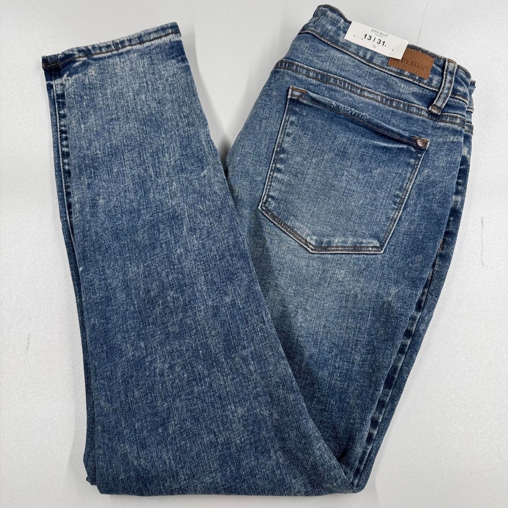 NEW Judy Blue Los Angeles Jeans WOMENS Blue Skinny Fit High Rise SIZE 13/31